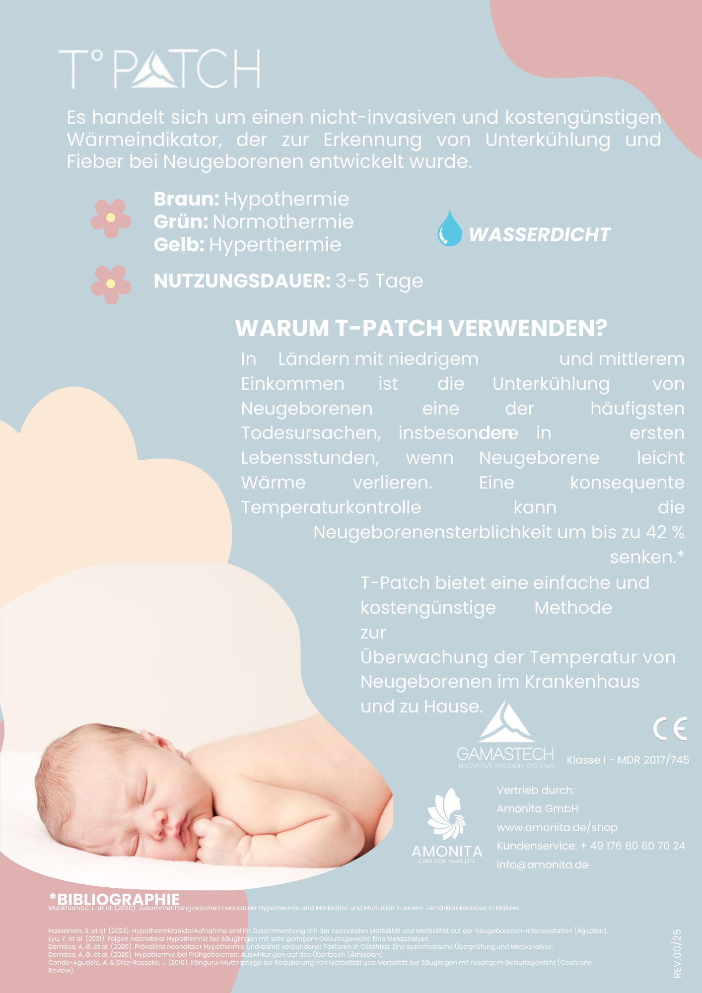 T-PATCH® Klebethermometer für Neugeborene 32 ST. – Bild 7