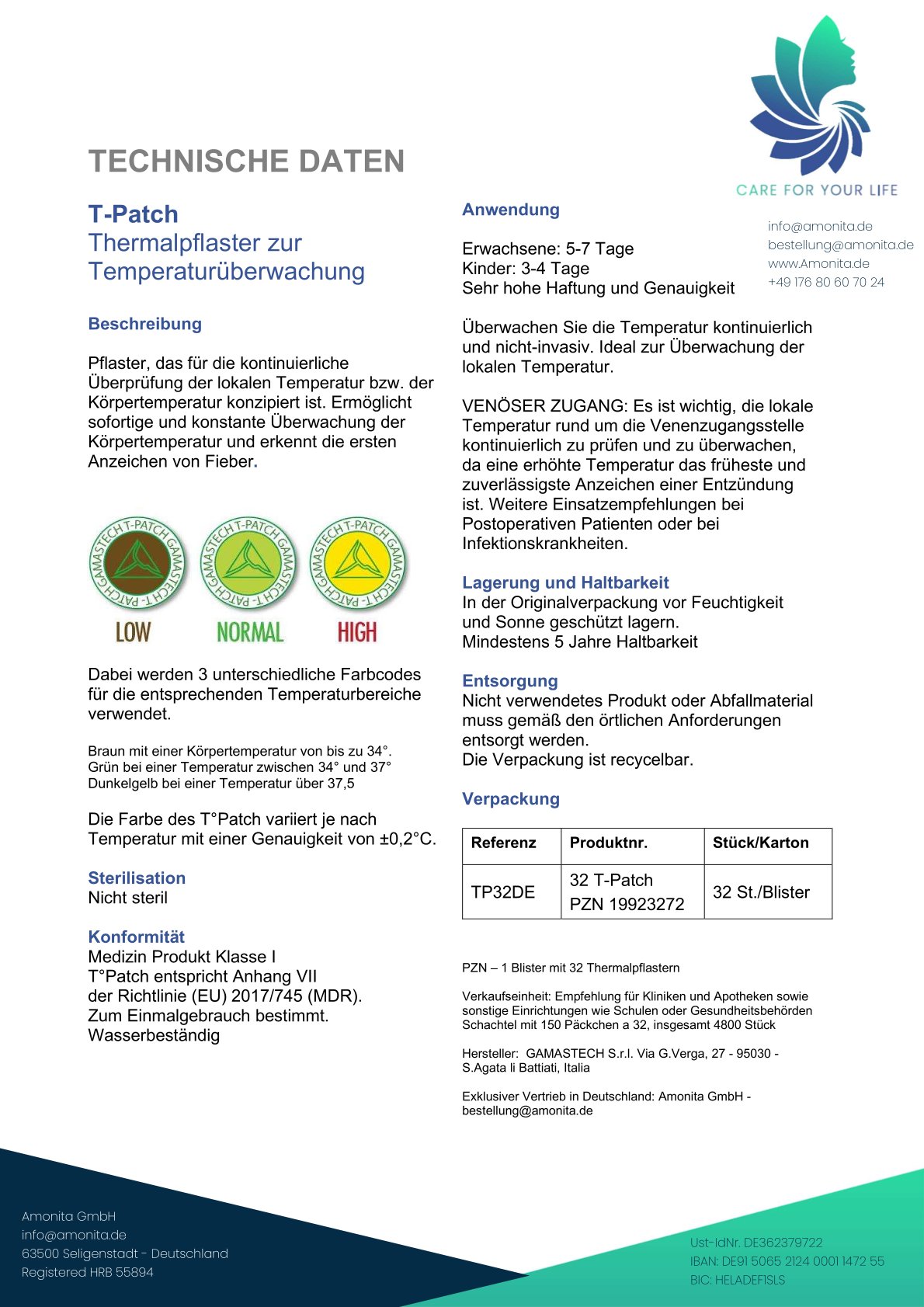 T-PATCH® Klebethermometer für Neugeborene 32 ST. – Bild 12