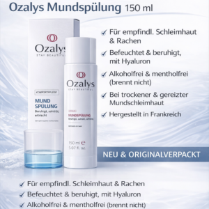 Mundspülung mit beruhigende & antibakterieller Wirkung 150 ml Ozalys