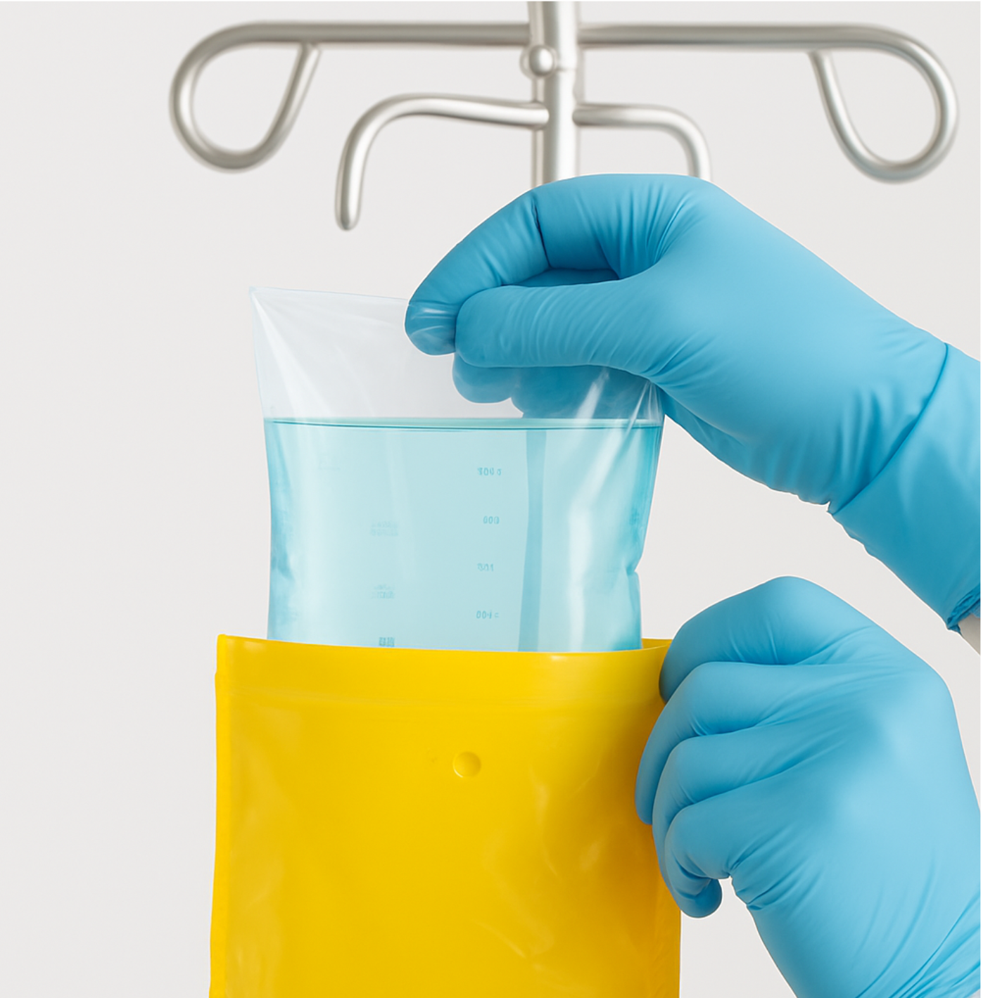 Lichtschutzbeutel gelb für 2000-3000 ml Beutel